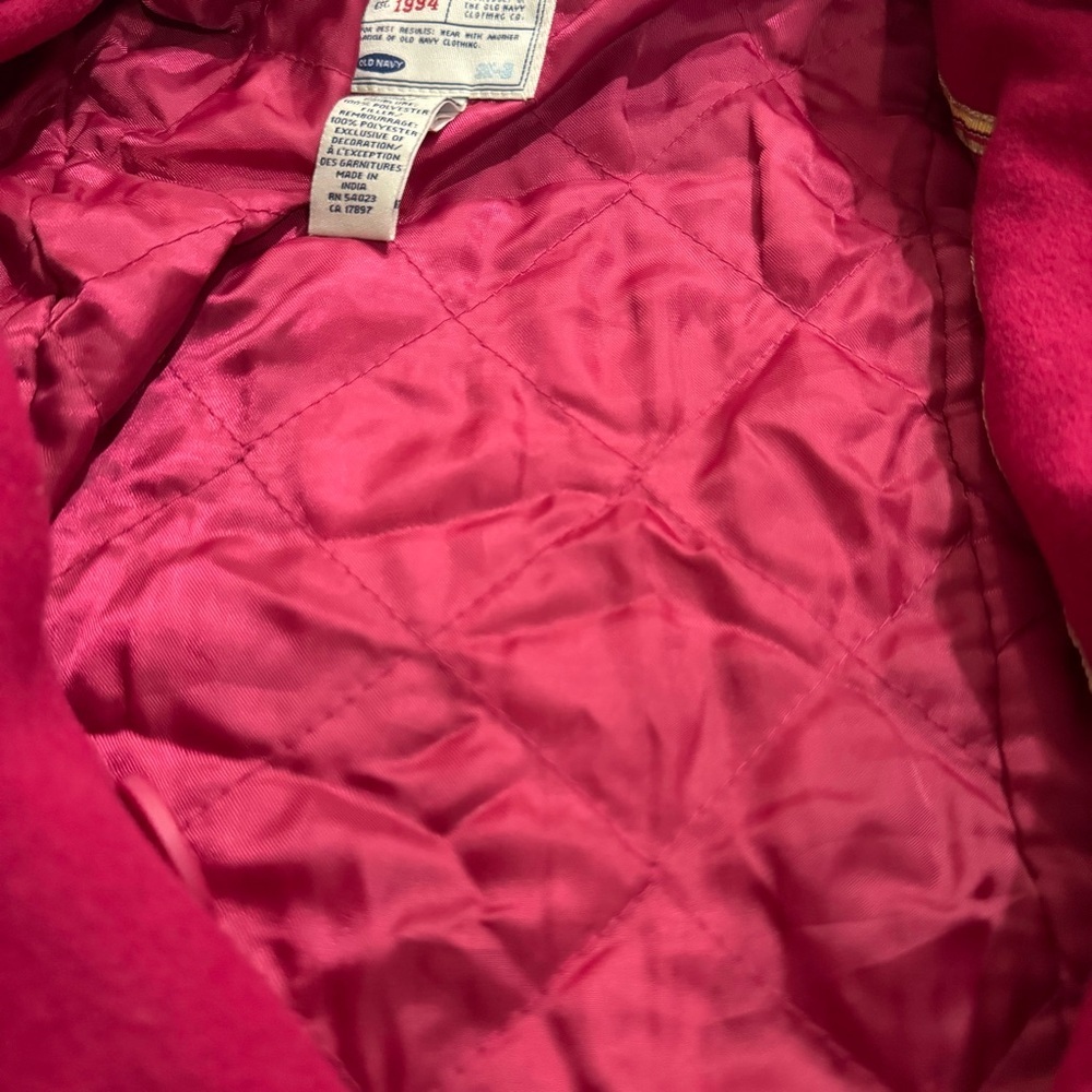 Old navy Hot pink Jacket SIZE L - Picture 4 of 5